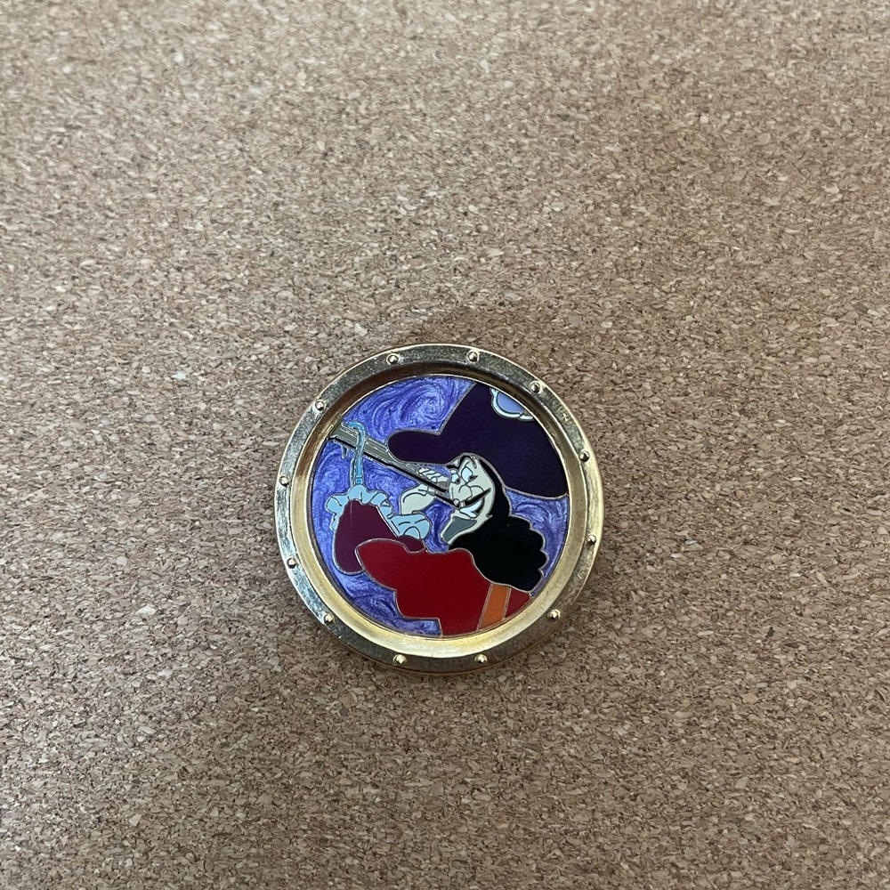 Captain Hook from Peter Pan pin